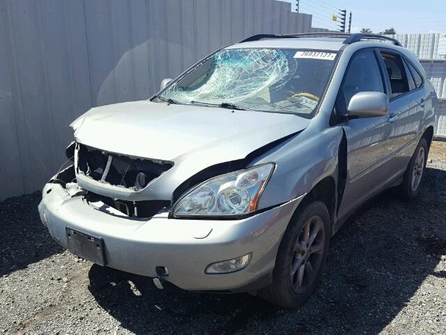 JTJHK31U982042261 - 2008 LEXUS RX 350 SILVER photo 2