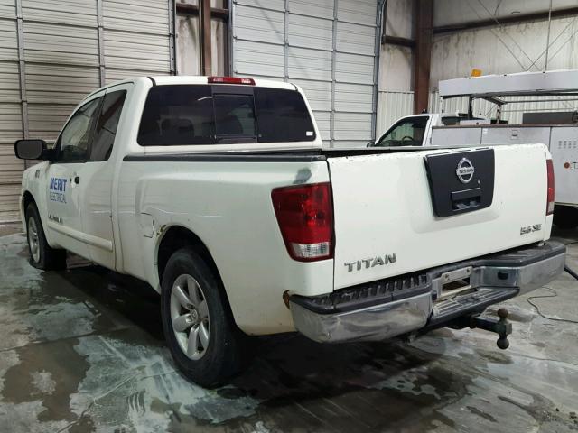 1N6AA06AX8N305325 - 2008 NISSAN TITAN XE WHITE photo 3