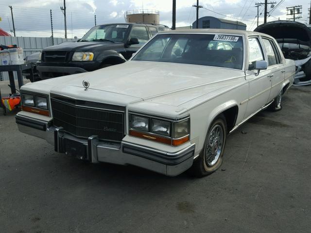 1G6DW69YXG9739431 - 1986 CADILLAC FLEETWOOD WHITE photo 2