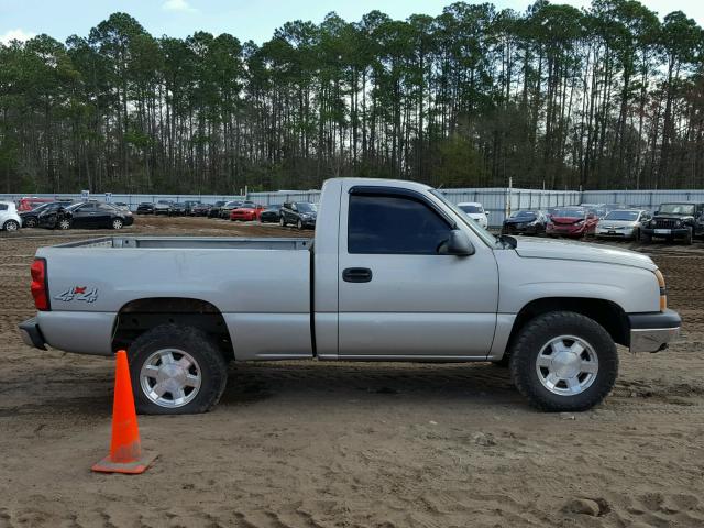 1GCEK14Z67Z152806 - 2007 CHEVROLET SILVERADO SILVER photo 10