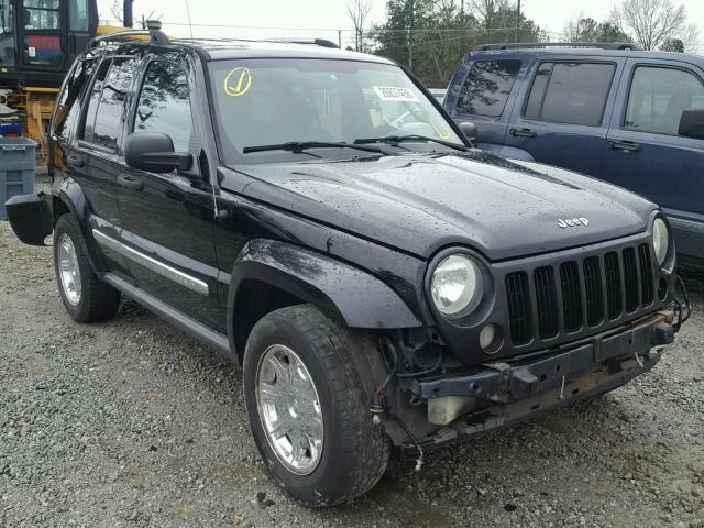 1J4GK58K86W140602 - 2006 JEEP LIBERTY LI BLACK photo 1