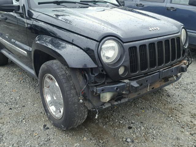 1J4GK58K86W140602 - 2006 JEEP LIBERTY LI BLACK photo 9