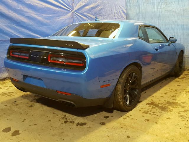 2C3CDZC90GH274826 - 2016 DODGE CHALLENGER BLUE photo 4