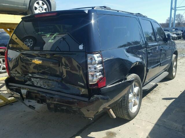 1GNFK26389J125568 - 2009 CHEVROLET SUBURBAN K BLACK photo 4