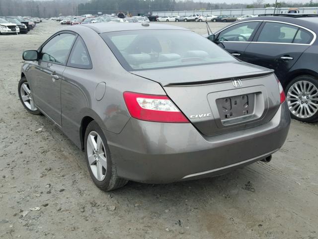 2HGFG12857H501231 - 2007 HONDA CIVIC EX თაფლისფერი ფოტო 3
