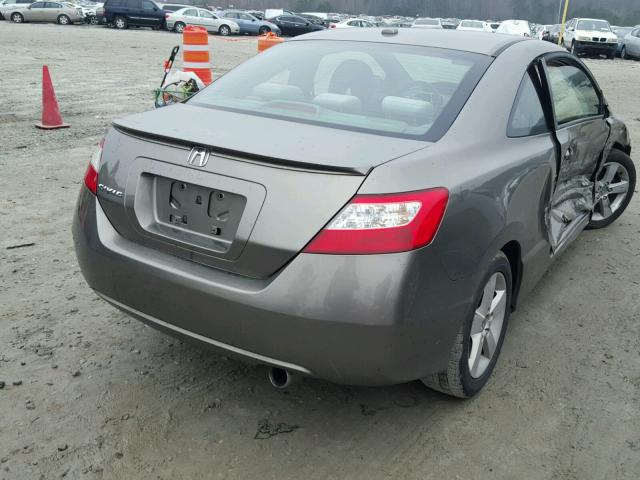 2HGFG12857H501231 - 2007 HONDA CIVIC EX თაფლისფერი ფოტო 4