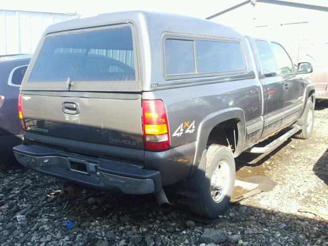 1GCHK29G31E294670 - 2001 CHEVROLET SILVERADO GRAY photo 4