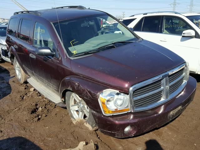 1D4HB48N04F169171 - 2004 DODGE DURANGO SL MAROON photo 1