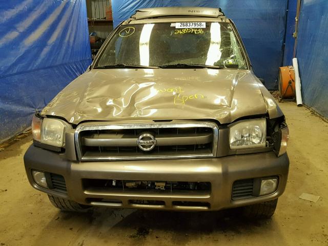 JN8DR09Y22W718508 - 2002 NISSAN PATHFINDER BROWN photo 9