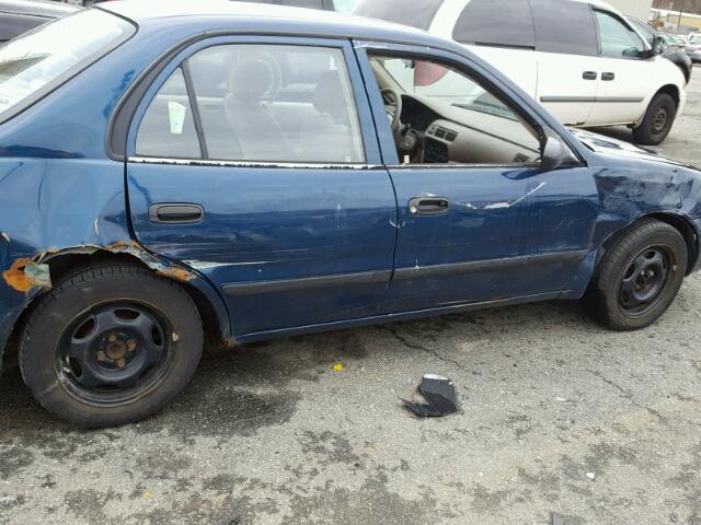 1Y1SK52871Z426750 - 2001 CHEVROLET GEO PRIZM BLUE photo 9