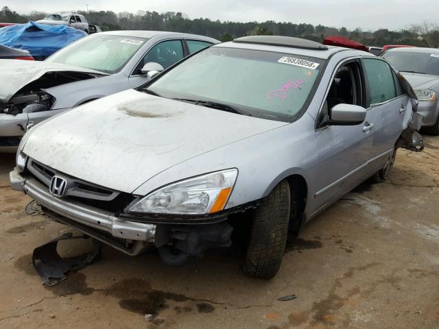 1HGCM56794A143419 - 2004 HONDA ACCORD EX SILVER photo 2