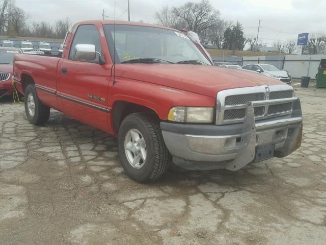 1B7HC16Y4VS126077 - 1997 DODGE RAM 1500 RED photo 1