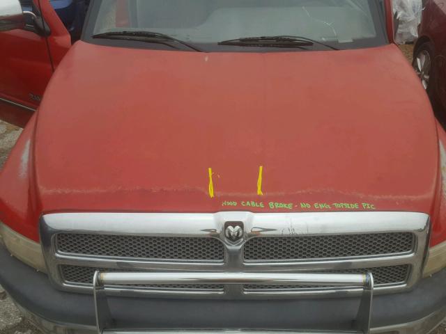 1B7HC16Y4VS126077 - 1997 DODGE RAM 1500 RED photo 7