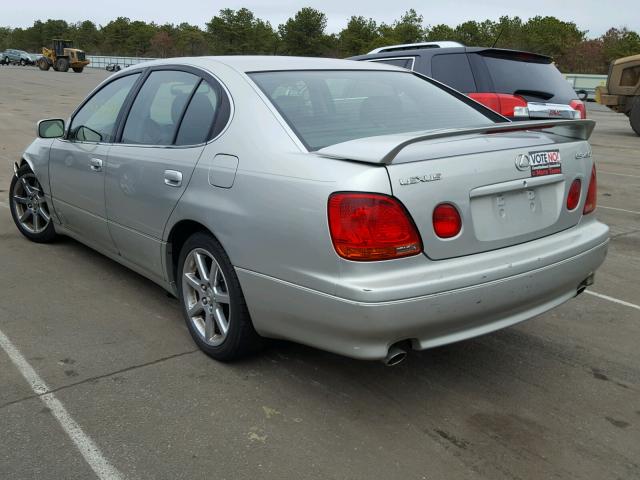 JT8BL69S930012786 - 2003 LEXUS GS 430 SILVER photo 3