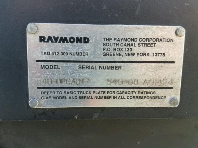 00000054006A01424 - 2006 RAYM FORKLIFT წითელი ფოტო 10