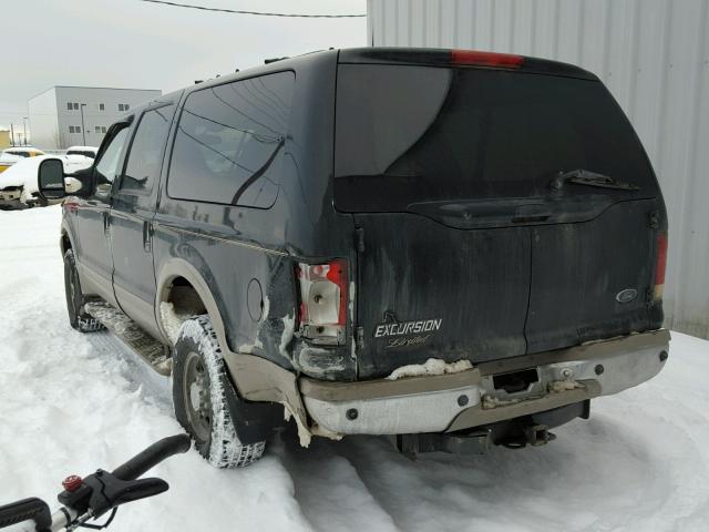 1FMNU43S8YEC69498 - 2000 FORD EXCURSION BLACK photo 3