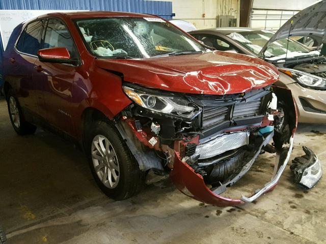 3GNAXSEV9JS533854 - 2018 CHEVROLET EQUINOX LT RED photo 1