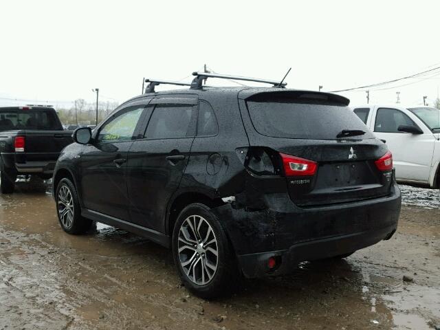 JA4AR3AW0GZ055515 - 2016 MITSUBISHI OUTLANDER BLACK photo 3