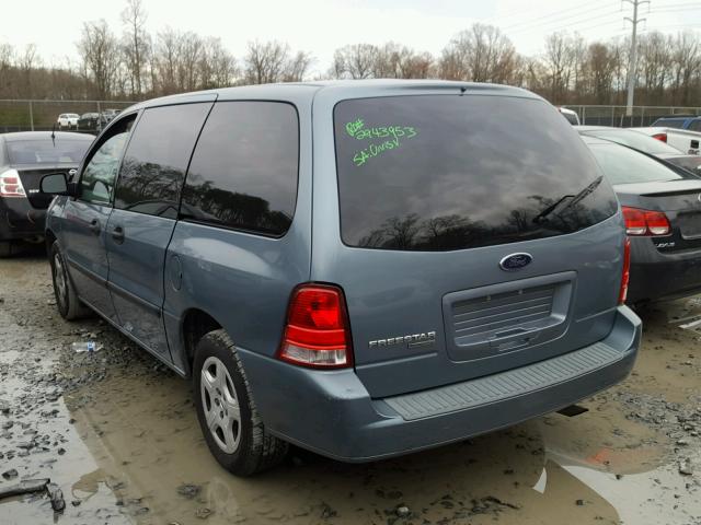 2FMDA50605BA34165 - 2005 FORD FREESTAR S BLUE photo 3