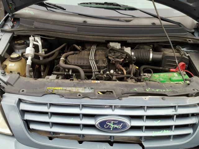 2FMDA50605BA34165 - 2005 FORD FREESTAR S BLUE photo 7