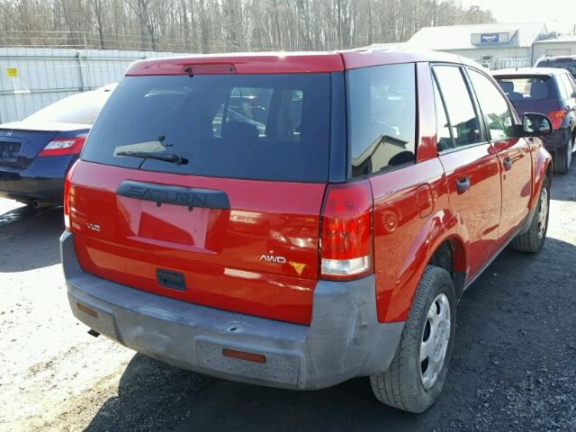 5GZCZ43D03S866037 - 2003 SATURN VUE RED photo 4