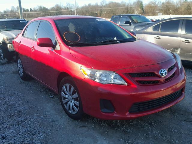 2T1BU4EE2CC774172 - 2012 TOYOTA COROLLA BA RED photo 1