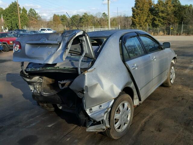 2T1BR32E26C618346 - 2006 TOYOTA COROLLA CE SILVER photo 4