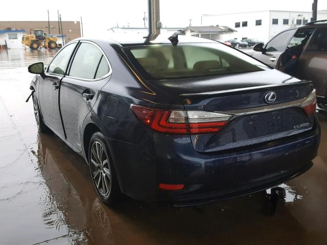 JTHBW1GG9H2146380 - 2017 LEXUS ES 300H BLUE photo 3