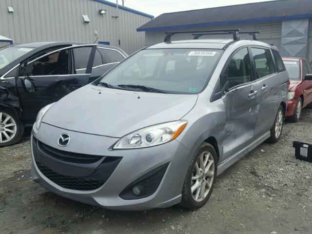 JM1CW2DL9E0173650 - 2014 MAZDA 5 GRAND TO SILVER photo 2