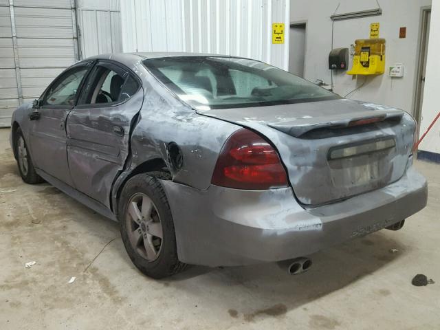 2G2WS522751169870 - 2005 PONTIAC GRAND PRIX ნაცრისფერი ფოტო 3
