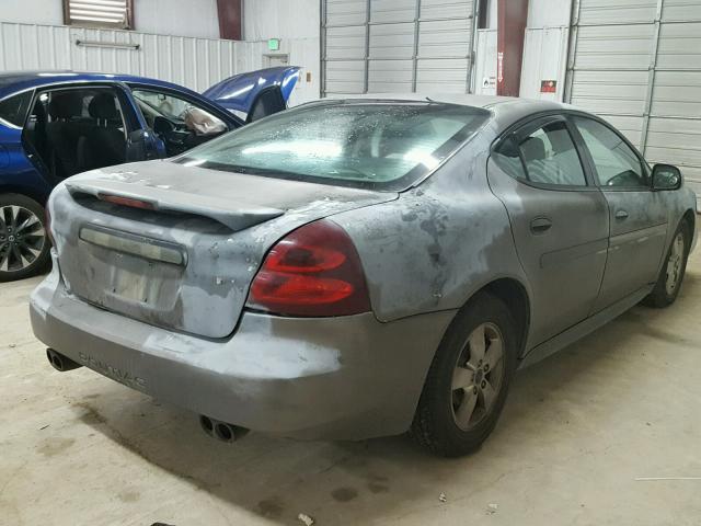 2G2WS522751169870 - 2005 PONTIAC GRAND PRIX ნაცრისფერი ფოტო 4