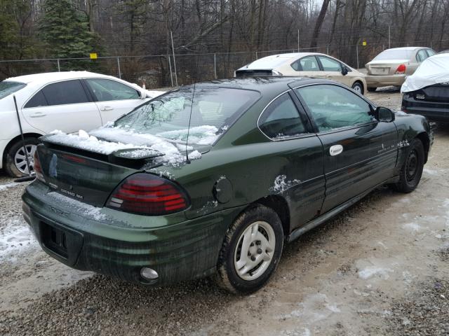 1G2NE12T9YM774311 - 2000 PONTIAC GRAND AM S მწვანე ფოტო 4