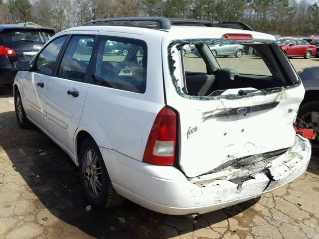 1FAFP36362W200847 - 2002 FORD FOCUS SE WHITE photo 3