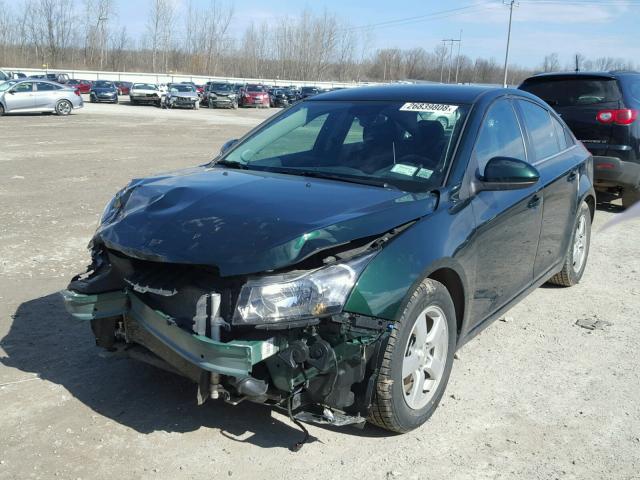 1G1PC5SB7F7147829 - 2015 CHEVROLET CRUZE LT GREEN photo 2