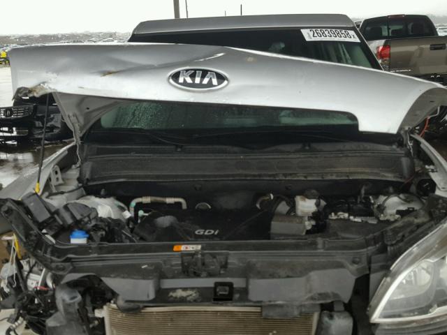 KNDJT2A55D7768491 - 2013 KIA SOUL SILVER photo 7