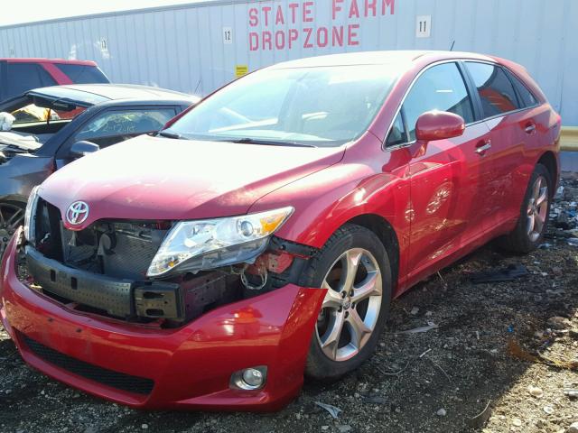 4T3BK11A49U017313 - 2009 TOYOTA VENZA BASE RED photo 2