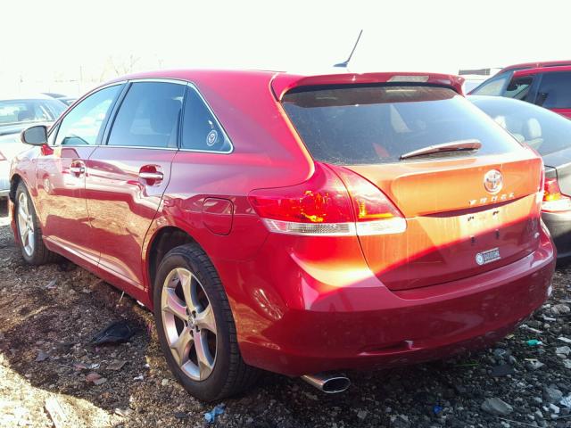 4T3BK11A49U017313 - 2009 TOYOTA VENZA BASE RED photo 3