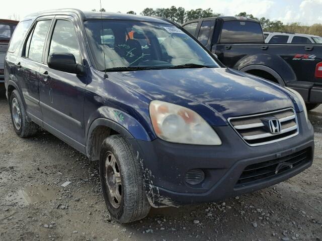 SHSRD68536U406646 - 2006 HONDA CR-V LX BLUE photo 1