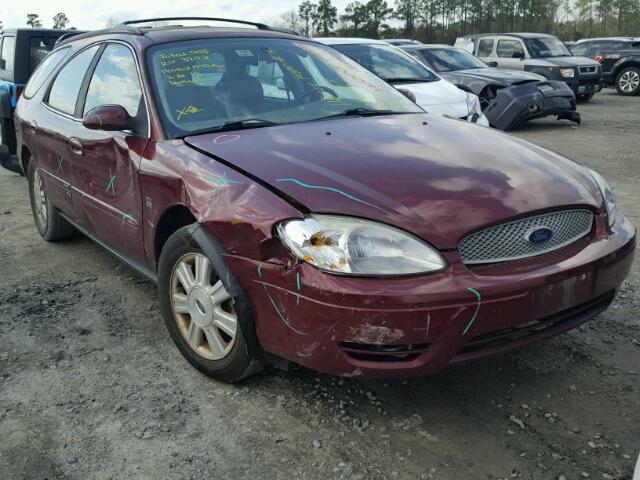 1FAHP59S54A190593 - 2004 FORD TAURUS SEL MAROON photo 1