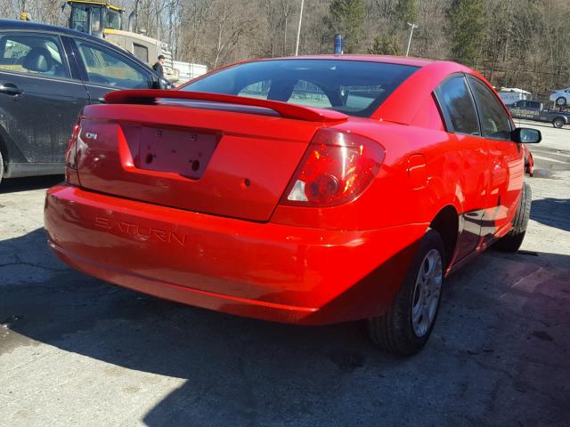 1G8AN12FX5Z109284 - 2005 SATURN ION LEVEL წითელი ფოტო 4