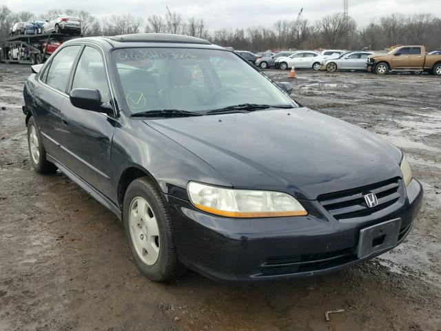 1HGCG16562A008605 - 2002 HONDA ACCORD EX BLACK photo 1