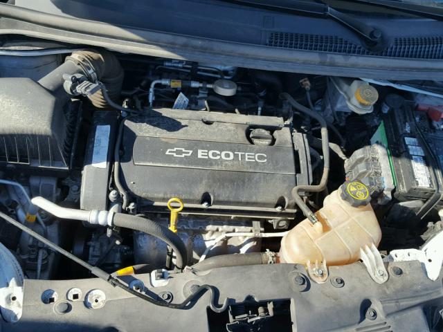 1G1JA5SH2E4180608 - 2014 CHEVROLET SONIC LS WHITE photo 7