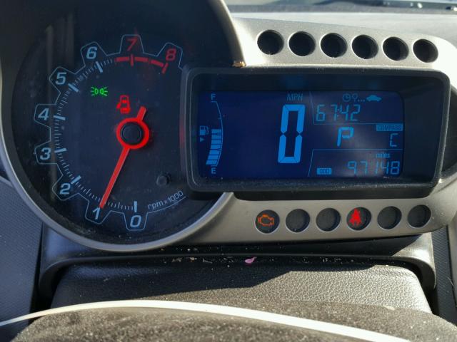 1G1JA5SH2E4180608 - 2014 CHEVROLET SONIC LS WHITE photo 8