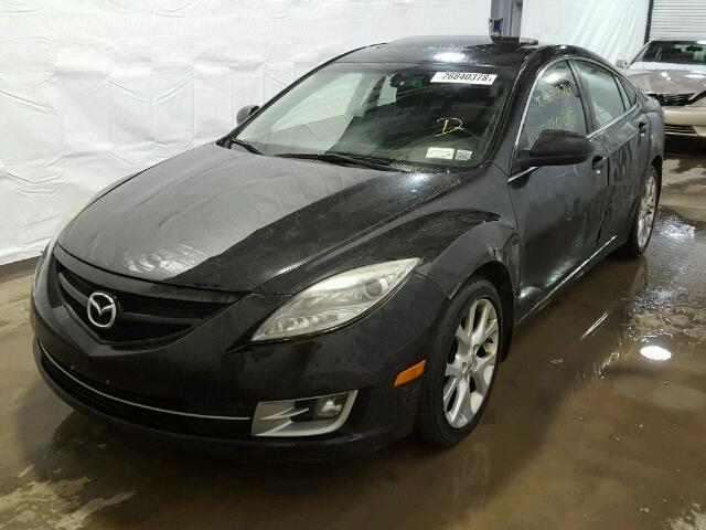 1YVHP82B795M28170 - 2009 MAZDA 6 S BLACK photo 2