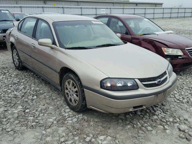 2G1WF52E529364754 - 2002 CHEVROLET IMPALA GOLD photo 1