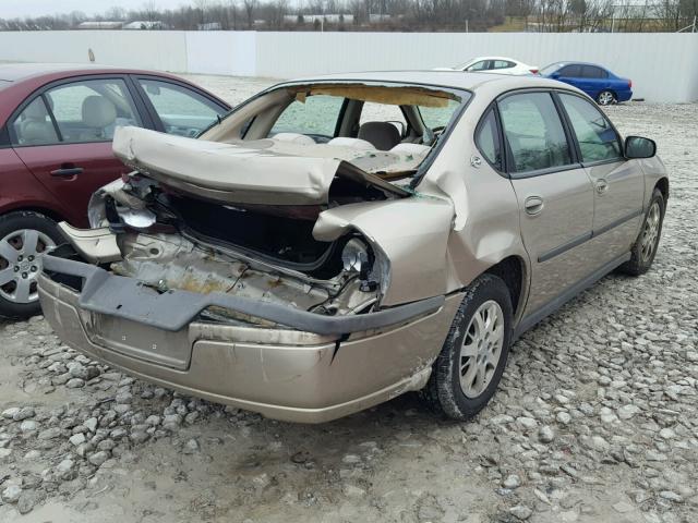 2G1WF52E529364754 - 2002 CHEVROLET IMPALA GOLD photo 4