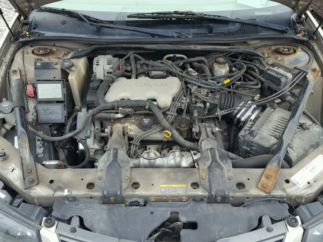 2G1WF52E529364754 - 2002 CHEVROLET IMPALA GOLD photo 7