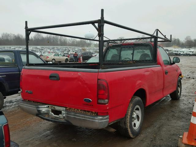 1FTZF1721XNC00613 - 1999 FORD F150 RED photo 4