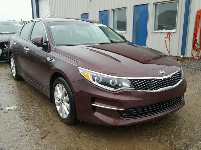 5XXGU4L38HG149153 - 2017 KIA OPTIMA EX MAROON photo 1