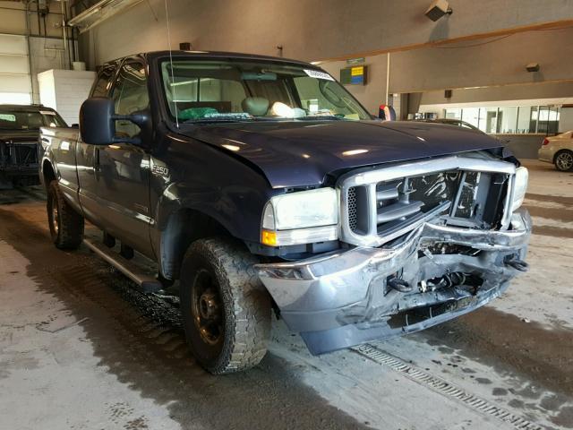 1FTNX21P54ED68952 - 2004 FORD F250 SUPER BLUE photo 1